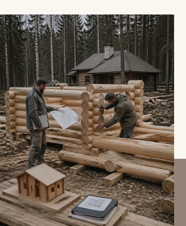 Проектирование и строительство домов из бревна в Павловском Посаде